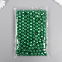 Набор бусин "Жемчуг" d 12 мм, 250 гр, зелёный