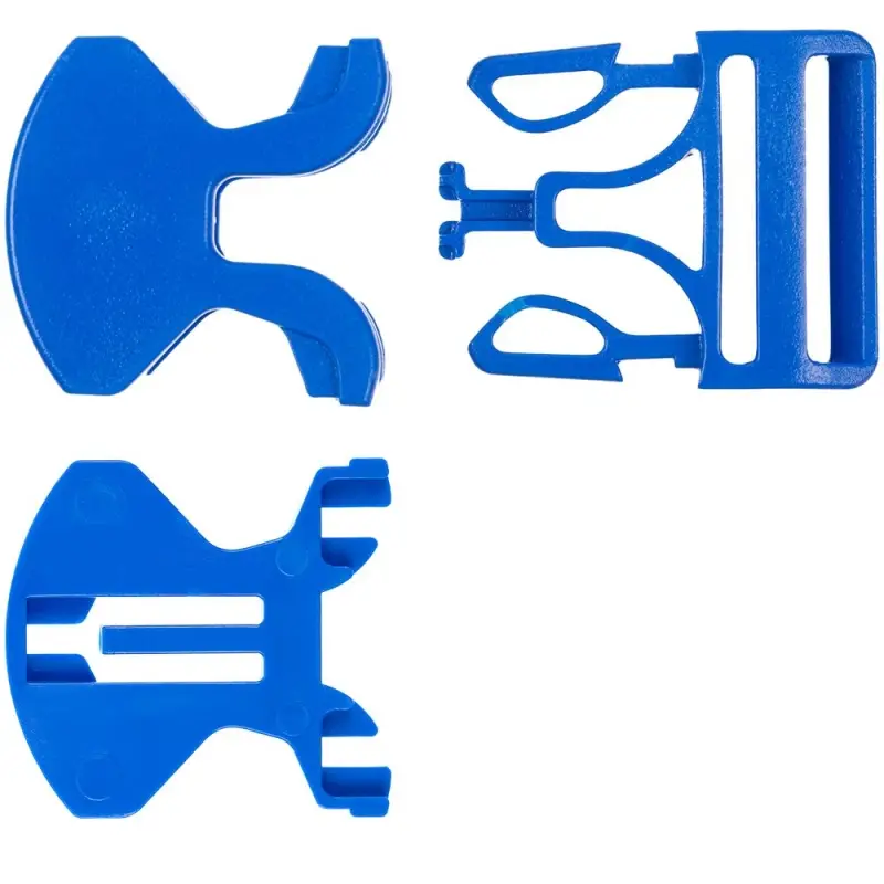 Застежка-пряжка односторонняя Triden, синий
