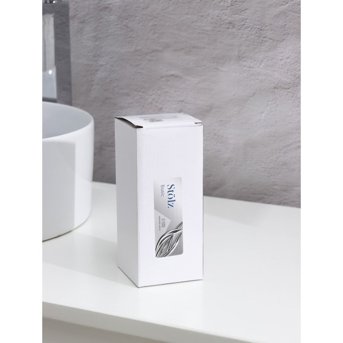 Дозатор для жидкого мыла Штольц St&ouml;lz, 400 мл, нержавеющая сталь