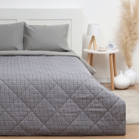 Покрывало LoveLife 2сп Gray cage 180*210±5см, новосатин, 100%п/э Покрывало LoveLife 2сп Gray cage 180*210±5см, новосатин, 100%п/э