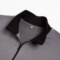 Толстовка на молнии President, размер XXL, цвет серый