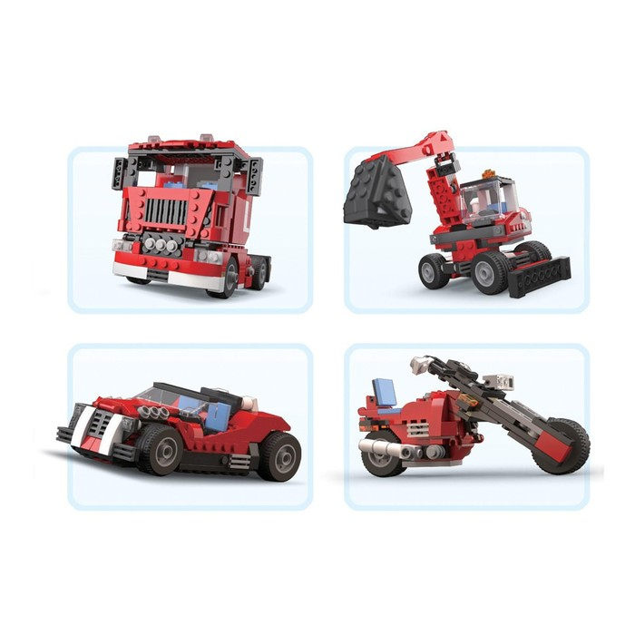 Конструктор гоночная машина Brick Architect, 23 в 1, 278 деталей, 6+ Конструктор гоночная машина Brick Architect, 23 в 1, 278 деталей, 6+