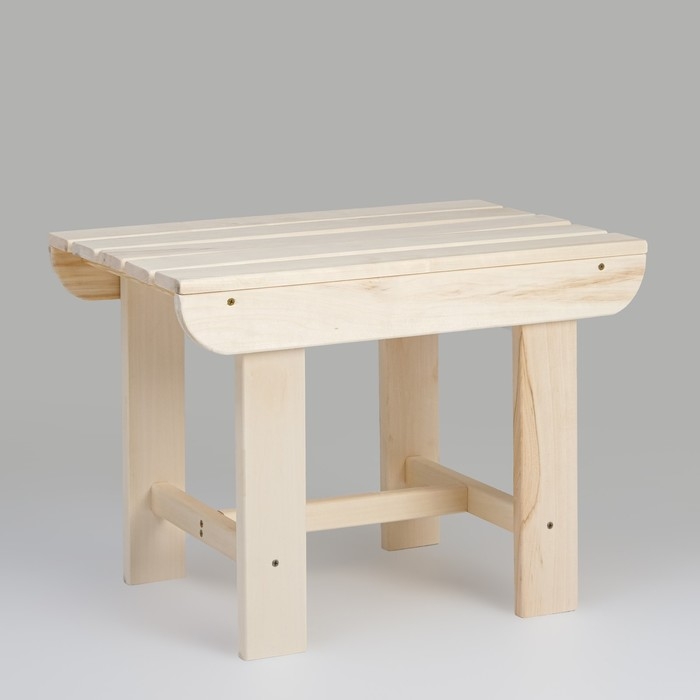 Лавка наличник, из липы, "Добропаровъ", 60&times;40&times;43,5см