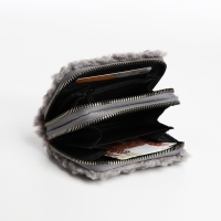 Кошелёк на молнии, цвет серый Кошелёк на молнии, цвет серый