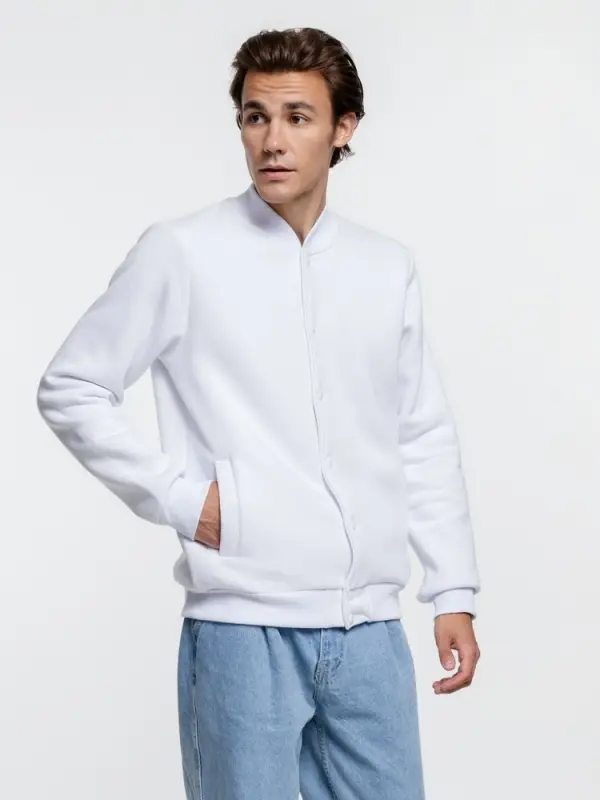 Бомбер Graduate, белый, размер XL