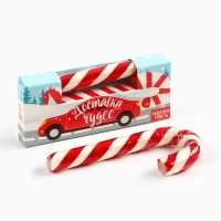 Новый год! Леденец - трость «Доставка чудес», со вкусом клубники, 15 г Новый год! Леденец - трость «Доставка чудес», со вкусом клубники, 15 г