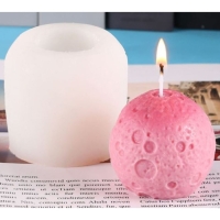 Молд силикон для свечи "Луна" 6х6х6 см