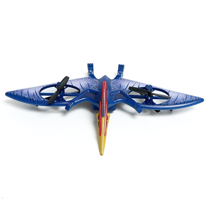 Квадрокоптер «Дино. Птерозавр», радиоуправление, свет, звук, с аккумулятором Квадрокоптер «Дино. Птерозавр», радиоуправление, свет, звук, с аккумулятором