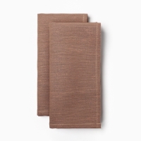 Набор салфеток с декорат. кольцами Этель Sand 40х40 см - 2 шт, 100% лён Набор салфеток с декорат. кольцами Этель Sand 40х40 см - 2 шт, 100% лён