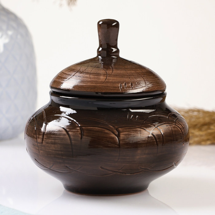 Сахарница Сахарница "Орнамент" 0,35л / 11х11см, старина