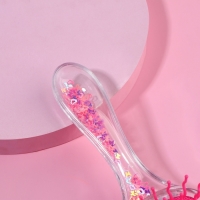 Расчёска массажная, широкая, 6 × 18 см, цвет розовый Расчёска массажная, широкая, 6 × 18 см, цвет розовый