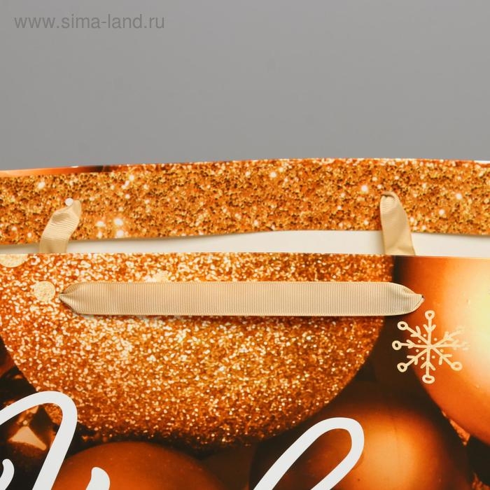 Пакет подарочный новогодний ламинированный «Всё получится!», XL 49 х 40 х 19 см, Новый год Пакет подарочный новогодний ламинированный «Всё получится!», XL 49 х 40 х 19 см, Новый год