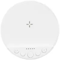 Bluetooth-колонка с беспроводной зарядкой relaxTime, белая