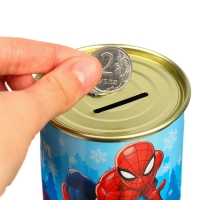 Новый год. Копилка "С Новым годом!", 9.5х9.5х7.5 см, Человек паук Новый год. Копилка "С Новым годом!", 9.5х9.5х7.5 см, Человек паук