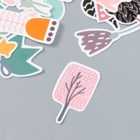 Наклейки для творчества "Лесные звери" набор 50 шт 7х4 см Наклейки для творчества "Лесные звери" набор 50 шт 7х4 см