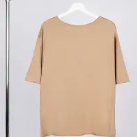 Футболка оверсайз унисекс Vozduh, бежевая, размер M/L