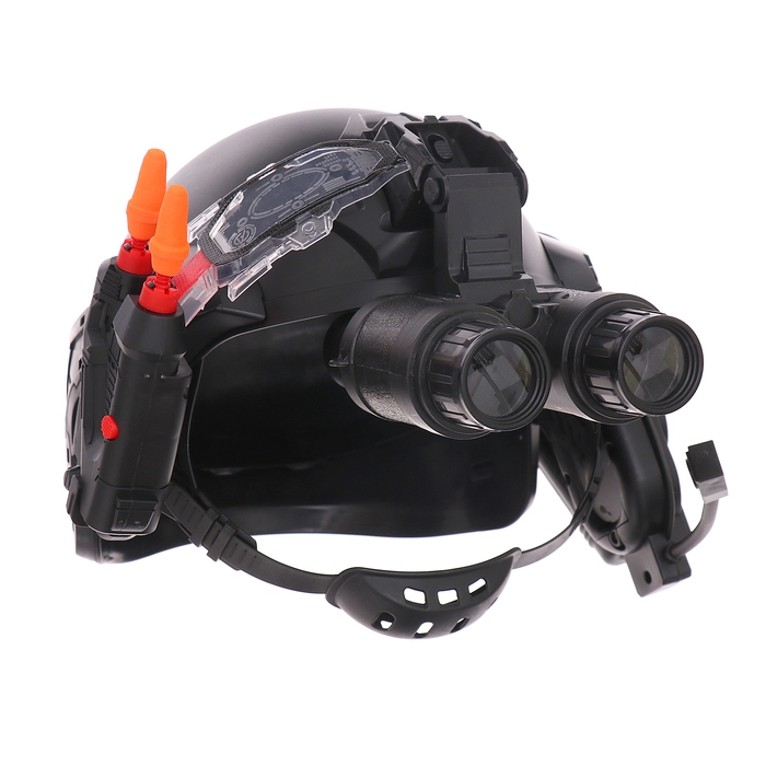 Шлем полицейского &laquo;Супер агент&raquo;, световые и звуковые эффекты, работает от батареек