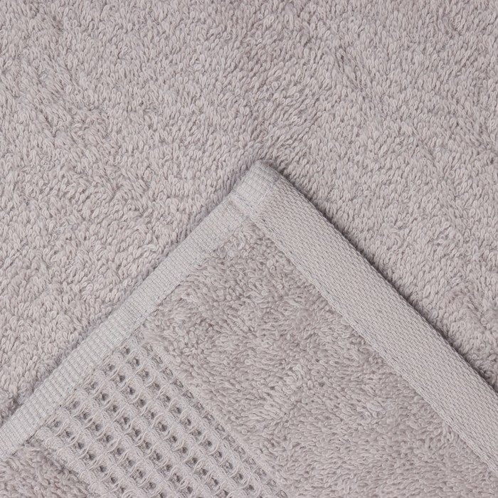 Полотенце махровое Love Life "Пассат" 50*90 см, св.серый, 100% хл, 450 гр/м2