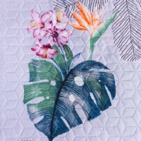 Покрывало Евро макси Экономь и Я &laquo;Весенний цвет&raquo; 240*210&plusmn;5см, 100% полиэстер, 190гр/м2