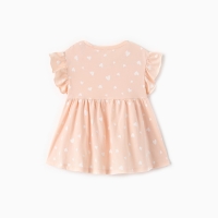Платье для девочки, цвет персиковый, рост 68 см (3-6 мес) Платье для девочки, цвет персиковый, рост 68 см (3-6 мес)
