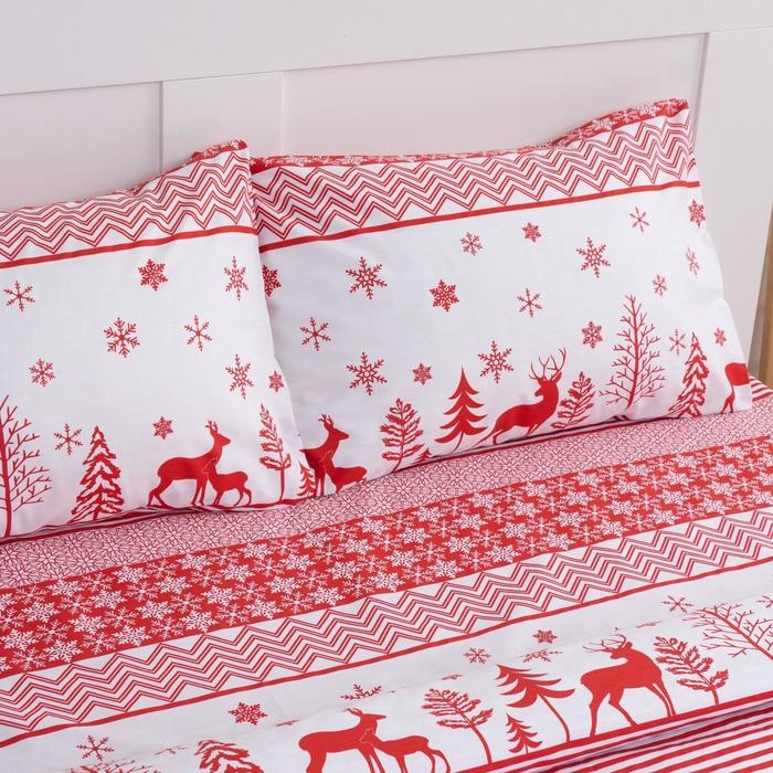 Постельное белье LoveLife 1,5сп "Reindeer" 143*215см,150*225см,50*70см-2шт