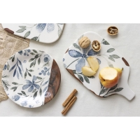 Блюдо керамическое &laquo;Фьюжен&raquo;, 29.7х17.5 см, цвет белый