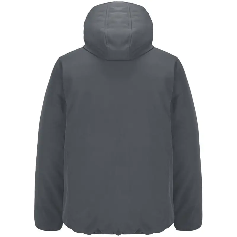 Куртка софтшелл с капюшоном мужская Falcon Men, темно-серая, размер S