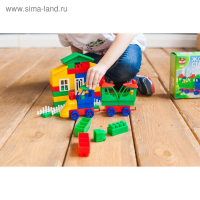 Конструктор «Мой Город: ЖД станция», 68 деталей Конструктор «Мой Город: ЖД станция», 68 деталей