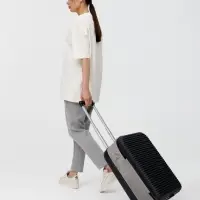 Чемодан Bonfold, черный с серым