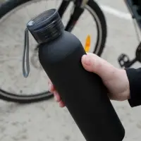 Спортивная бутылка для воды Rio, черная