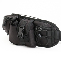 Сумка поясная "Аdventure", с доп карманами, черная Сумка поясная "Аdventure", с доп карманами, черная
