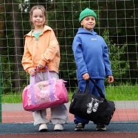 Сумка детская спортивная для девочки &laquo;Балерина&raquo;, 40 х 20 х 20см