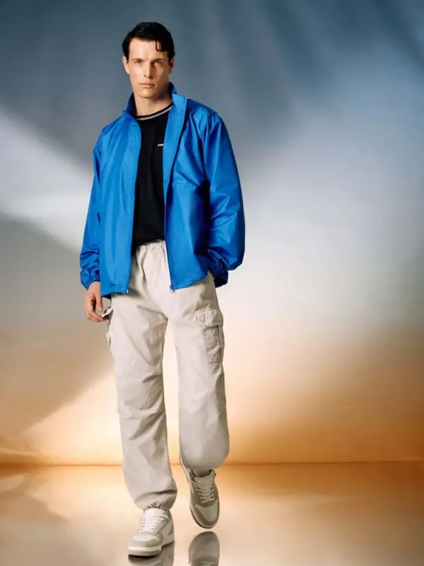 Ветровка Kivach, бирюзовая (тиффани), размер S