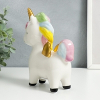 Копилка керамика "Единорожка с золотыми крылышками и рогом" 15,5х6,9х18 см Копилка керамика "Единорожка с золотыми крылышками и рогом" 15,5х6,9х18 см