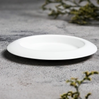 Подсвечник "Чашка" металл, 11 см, белый