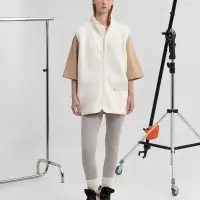 Жилет унисекс Oblako, молочно-белый, размер ХS/S