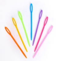 Игла пластиковая, набор 20 шт., размер 1 шт. &mdash; 9 см, цвета МИКС