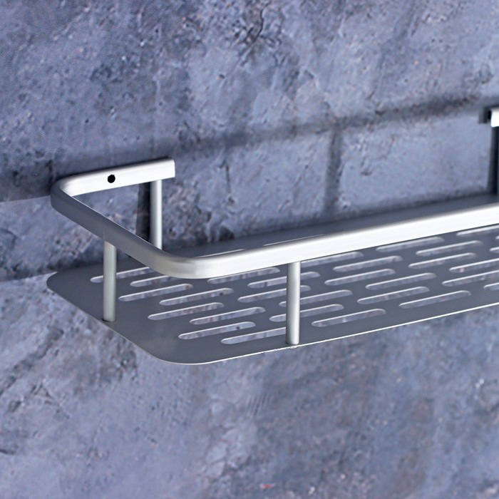 Полка для ванной комнаты, 31,5×13×5 см, алюминий Полка для ванной комнаты, 31,5×13×5 см, алюминий