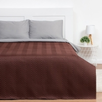 Покрывало евро макси Экономь и Я цв.шоколад, 240*210±5см, 100% полиэстер, 190гр/м2 Покрывало евро макси Экономь и Я цв.шоколад, 240*210±5см, 100% полиэстер, 190гр/м2