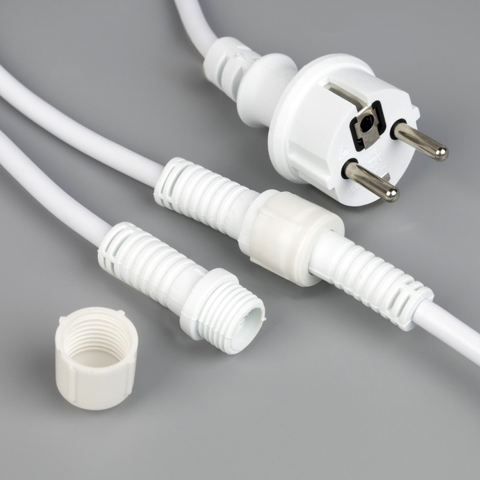 Гирлянда «Белт-лайт» 10 м, IP65, УМС, 2W, белая нить, шаг 40 см, Е27 (без ламп), 220 В Гирлянда «Белт-лайт» 10 м, IP65, УМС, 2W, белая нить, шаг 40 см, Е27 (без ламп), 220 В