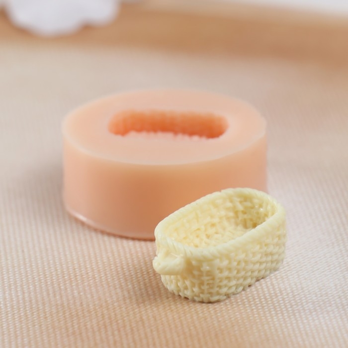 Молд силиконовый Молд силиконовый "Корзинка" 3х1,6х1 см