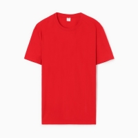 Футболка мужская, цвет красный, р-р 50