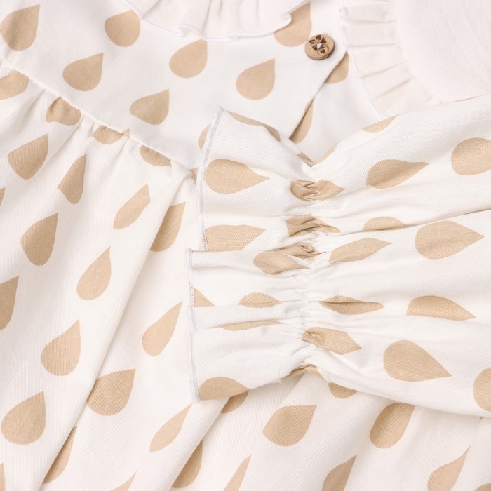 Платье детское с воротником KAFTAN "Капелька", размер 34 (122-128 см)