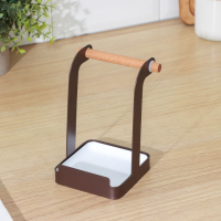 Подставка под ложку Доляна &laquo;Лофт&raquo;, цвет коричневый