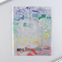 Обложка для тетрадей и школьного дневника &laquo;Школьная&raquo;, 34,7 х 21,1 см