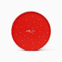 Коробка для макарун тубус с окном «Новогодняя ботаника», 16 х 16 х 5 см, Новый год Коробка для макарун тубус с окном «Новогодняя ботаника», 16 х 16 х 5 см, Новый год