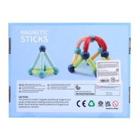Конструктор магнитный для малышей &laquo;Магические палочки&raquo;, 25 деталей