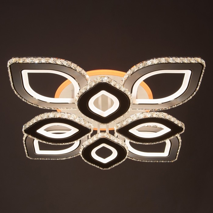 Люстра с ПДУ "Лючия" 8хLED 272Вт 3000-6000К RGB белый 78х78х16см