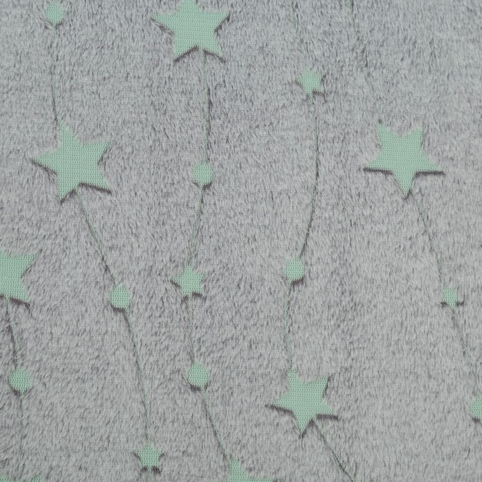 Плед светящийся 180х200 см &laquo;Звёзды&raquo;, велсофт 260г/м