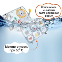 Развивающий складной коврик с книжкой - шуршалкой 3 в 1 «Зверята», Крошка Я Развивающий складной коврик с книжкой - шуршалкой 3 в 1 «Зверята», Крошка Я